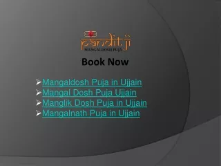 Do Mangal Dosh puja by a skilled Pandit in Ujjain