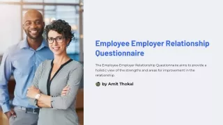 Employee Employer Relationship Questionnaire