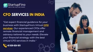 CFO Services in India Startupfino