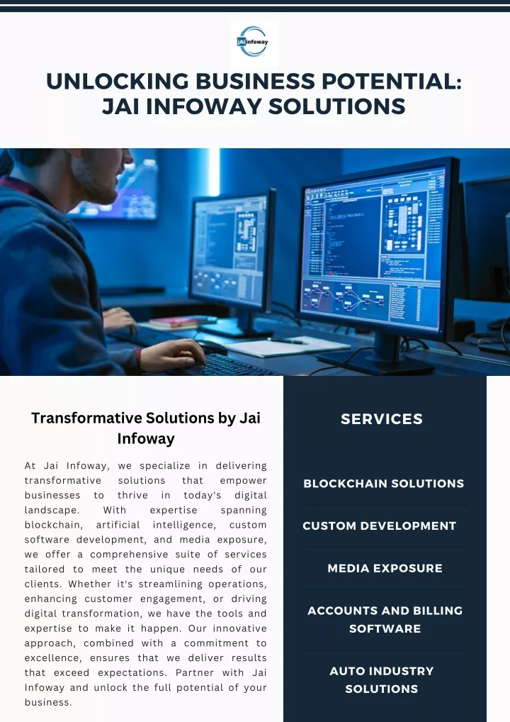 unlocking business potential jai infoway solutions