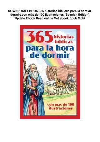DOWNLOAD EBOOK  365 historias bíblicas para la hora de dormir: con más de 100