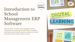 Radical Logix School Management ERP Software