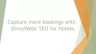 SEO for Hotels