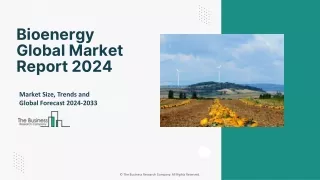 Bioenergy Market Strategies, Top Major Players, Outlook By 2033
