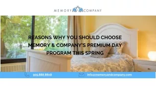 5 Reasons Why Should Choose Memory & Company’s Premium Day Program This Spring