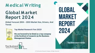 Medical Writing Market Size, Industry Growth And Trends Report, 2033