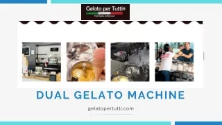 Double the Delight: Exploring the Dual Gelato Machine