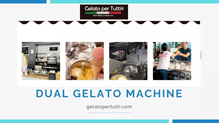 dual gelato machine
