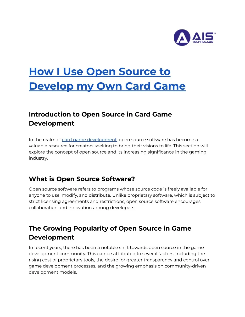 PPT - How I Use Open Source to Develop my Own Card Game PowerPoint ...