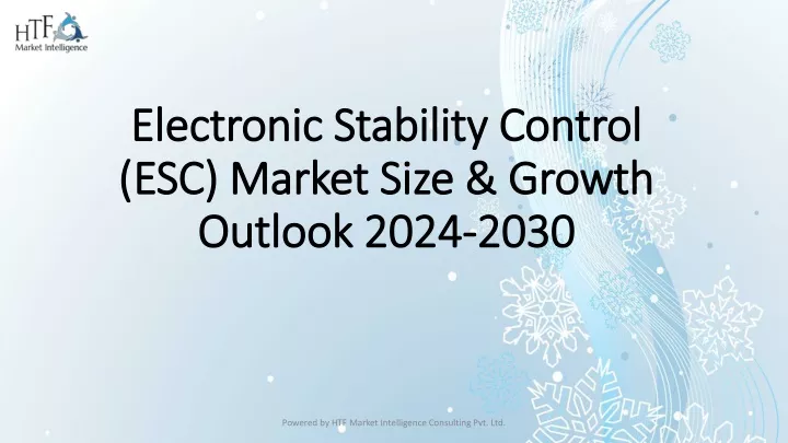 electronic stability control esc market size growth outlook 2024 2030