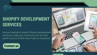 Shopify Development Services | Code Inc Solutions
