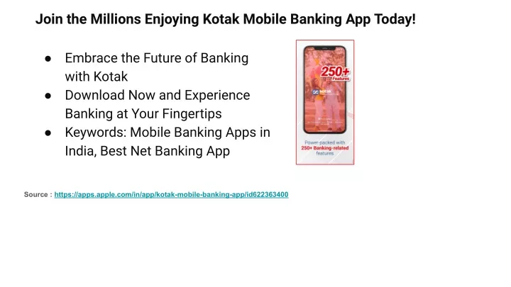 join the millions enjoying kotak mobile banking