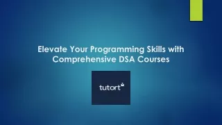 Elevate Your Programming Skills with Comprehensive DSA Courses