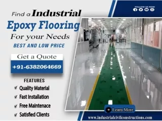 Epoxy Flooring Manufacturers Chennai , Coimbatore , Tiruppur , Kanchipuram , Pondi , Vellore