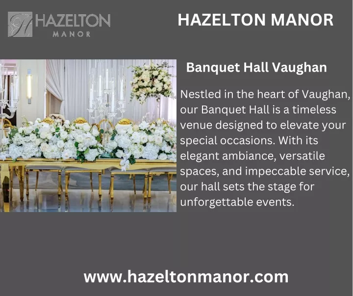 hazelton manor