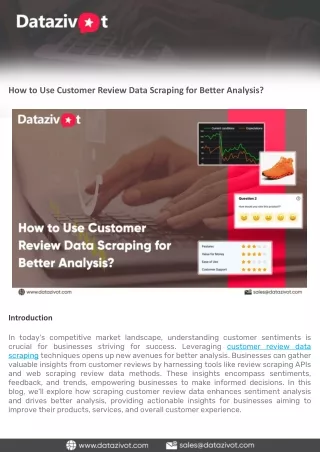 How to Use Customer Review Data Scraping for Better Analysis (1)