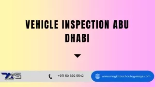 vehicle inspection abu dhabi