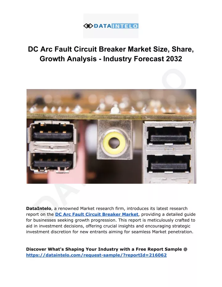 dc arc fault circuit breaker market size share