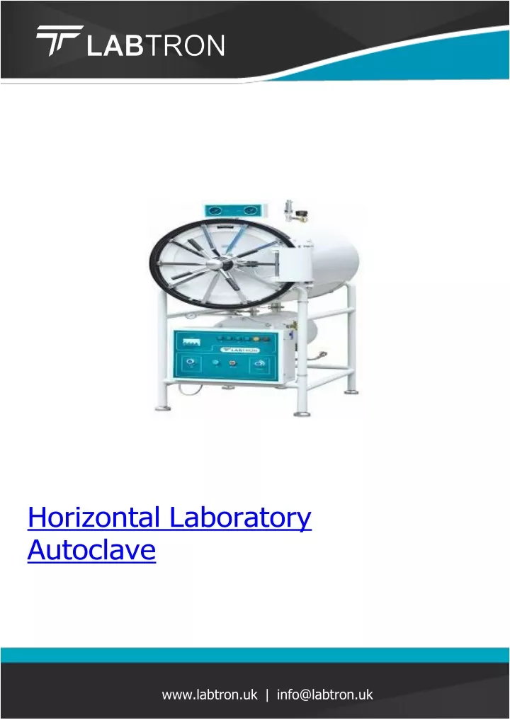 horizontal laboratory autoclave