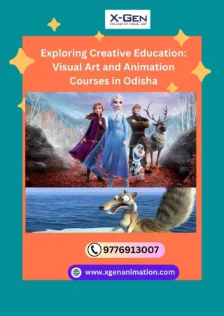 Exploring Creative Education Visual Art and Animation Courses in Odisha