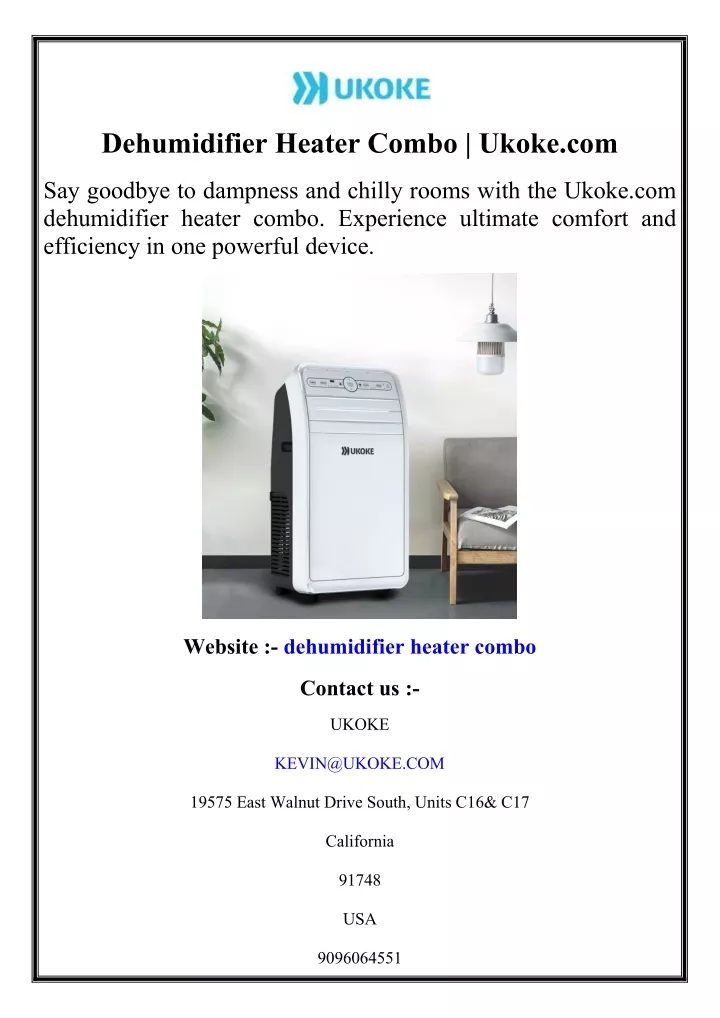 dehumidifier heater combo ukoke com