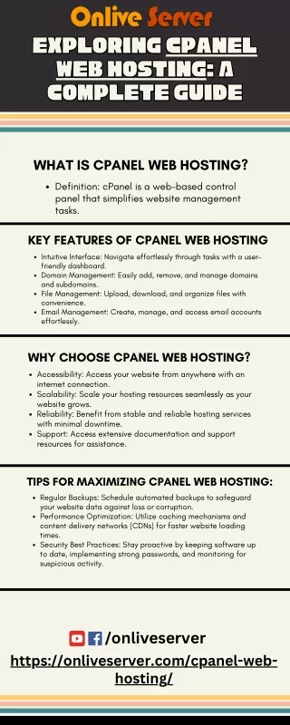 exploring cpanel web hosting a complete guide