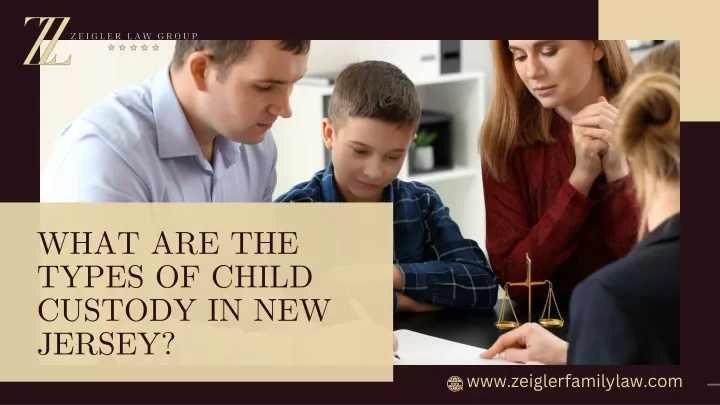 what are the types of child custody in new jersey