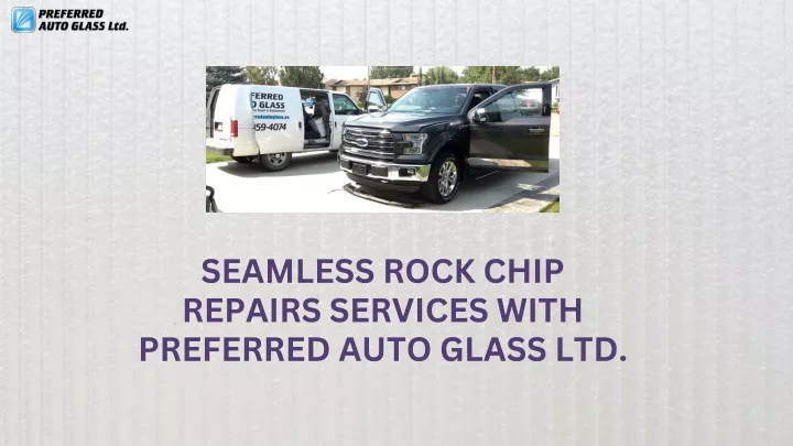 seamless rock chip repairs services with