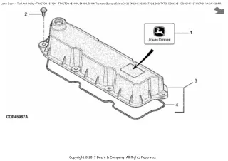 John Deere 5410N Tractor (Europe Edition) Parts Catalogue Manual (PC4381)