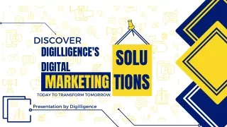 Discover Digilligence's digital solutions today to transform tomorrow.