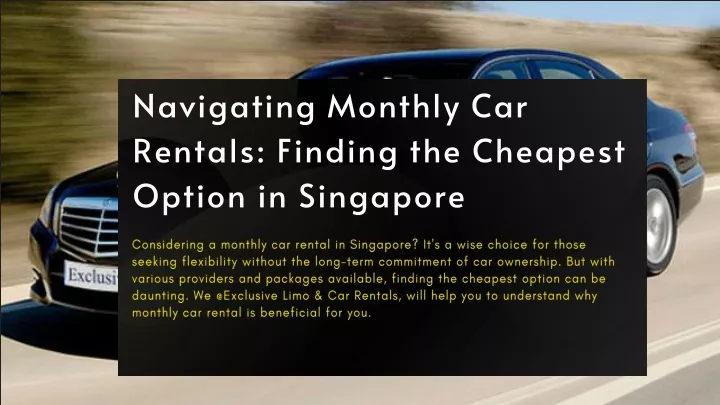 navigating monthly car rentals finding