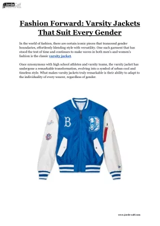 Fashion Forward_ Varsity Jackets That Suit Every Gender
