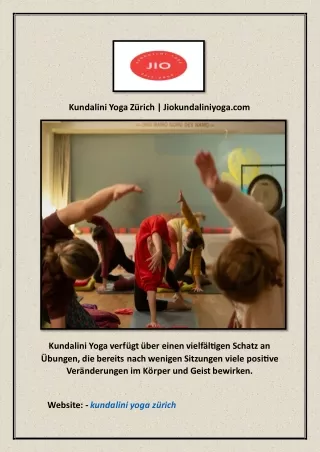 Kundalini Yoga Zürich | Jiokundaliniyoga.com