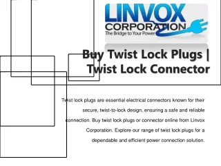 Buy Twist Lock Plugs | Twist Lock Connector Online