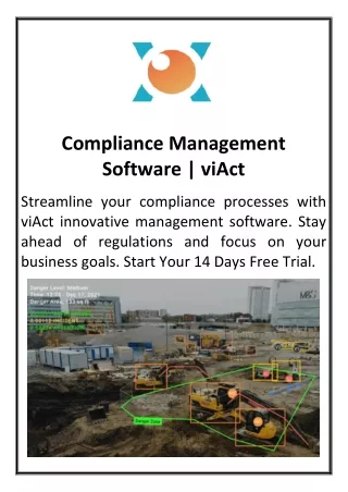 Compliance Management Software | viAct