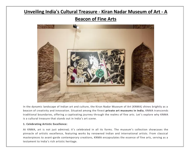 unveiling india s cultural treasure kiran nadar