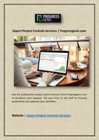 Expert Project Controls Services | Progressgenic.com