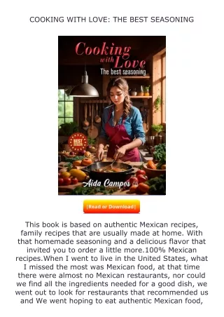 ✔️READ ❤️Online COOKING WITH LOVE: THE BEST SEASONING