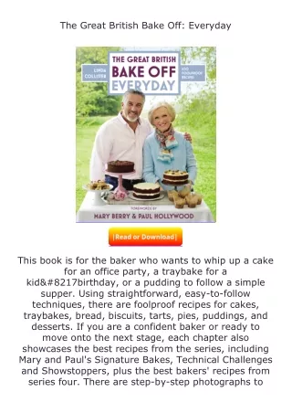 Download⚡ The Great British Bake Off: Everyday