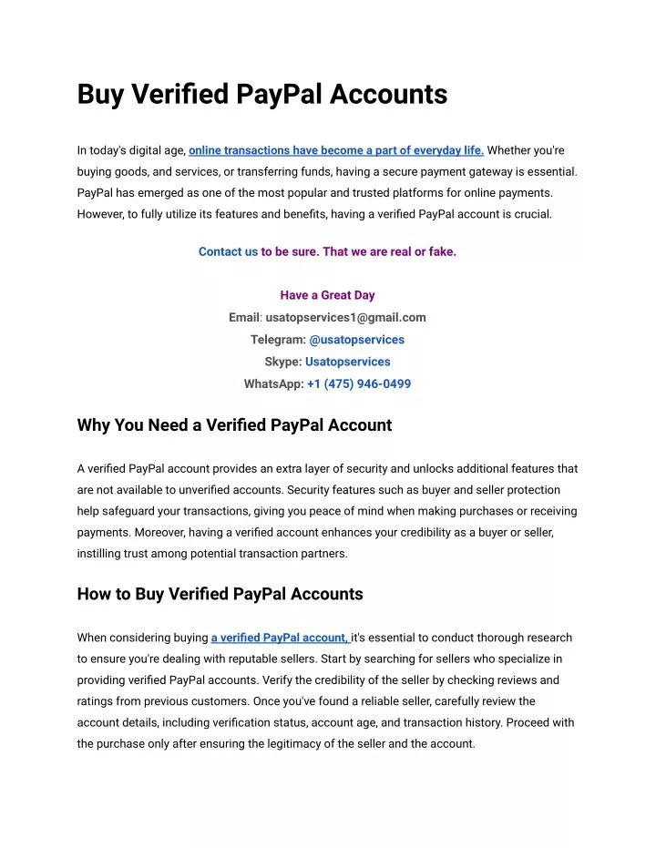 buy verified paypal accounts