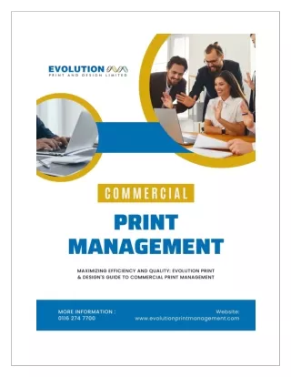 Mastering Commercial Print Management: A Comprehensive Guide