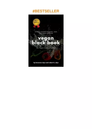 ⚡download Vegan Black Book: The Vegan Foodie Cookbook