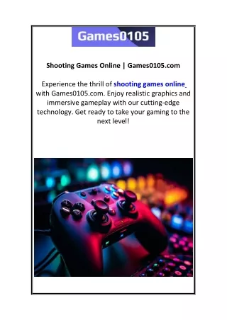 Shooting Games Online  Games0105.com .pdf 1