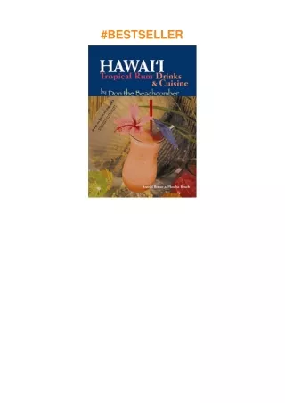 ❤read Hawaii Tropical Rum Drinks & Cuisine by Don the Beachcomber