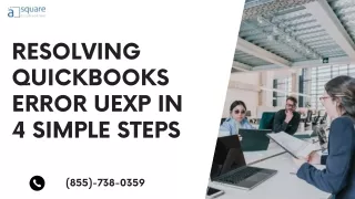 Resolving QuickBooks Error UEXP in 4 Simple Steps