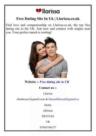 Free Dating Site In Uk  Llarissa.co.uk