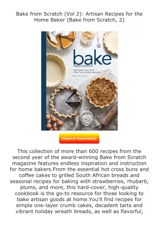 Download⚡ Bake from Scratch (Vol 2): Artisan Recipes for the Home Baker (Ba