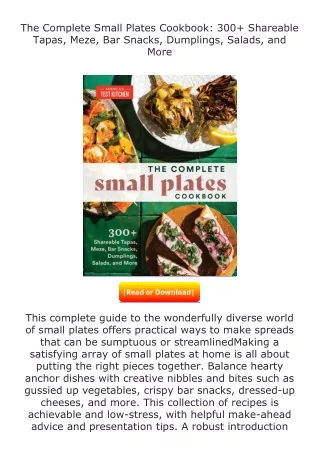 download⚡️ free (✔️pdf✔️) The Complete Small Plates Cookbook: 300+ Shareabl