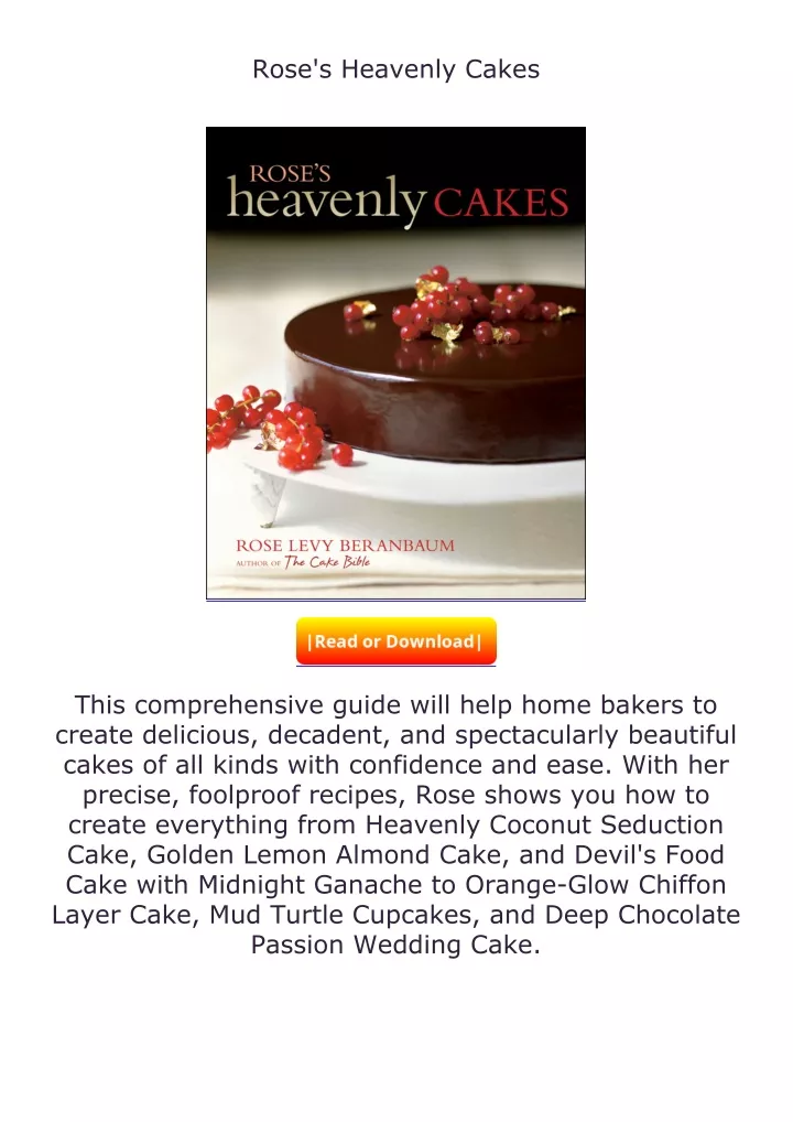 rose s heavenly cakes