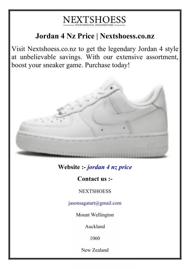 jordan 4 nz price nextshoess co nz